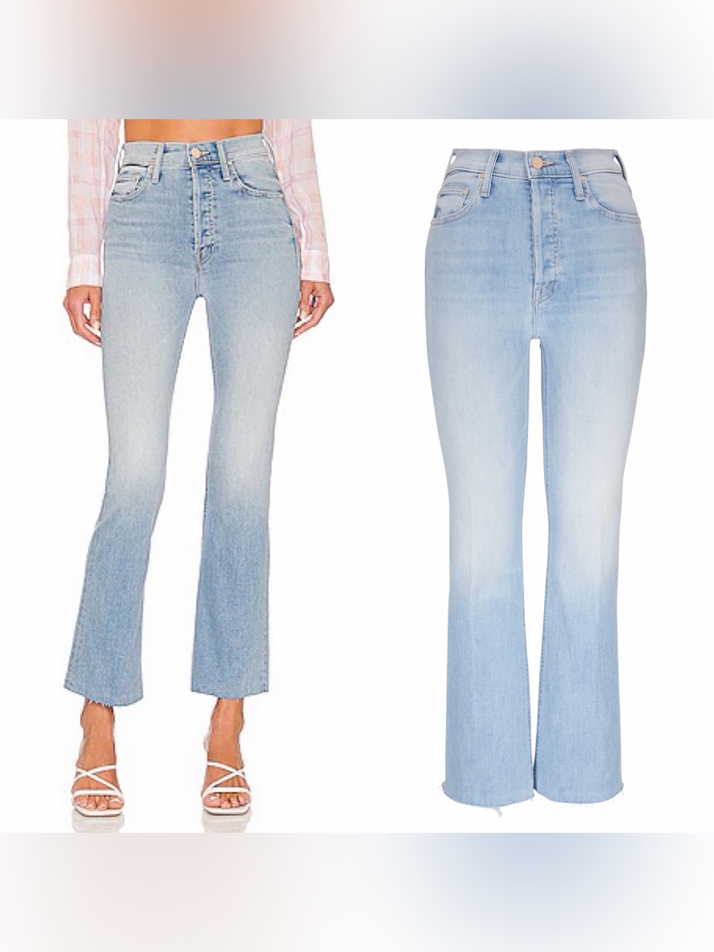 MOTHER- The Tripper Ankle Fray Island Time Size 26 Slim Ankle Jeans